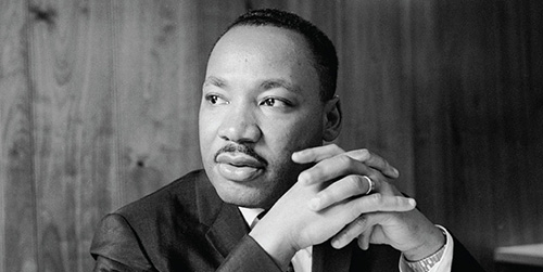 Photographic portrait of Martin Luther King, Jr.