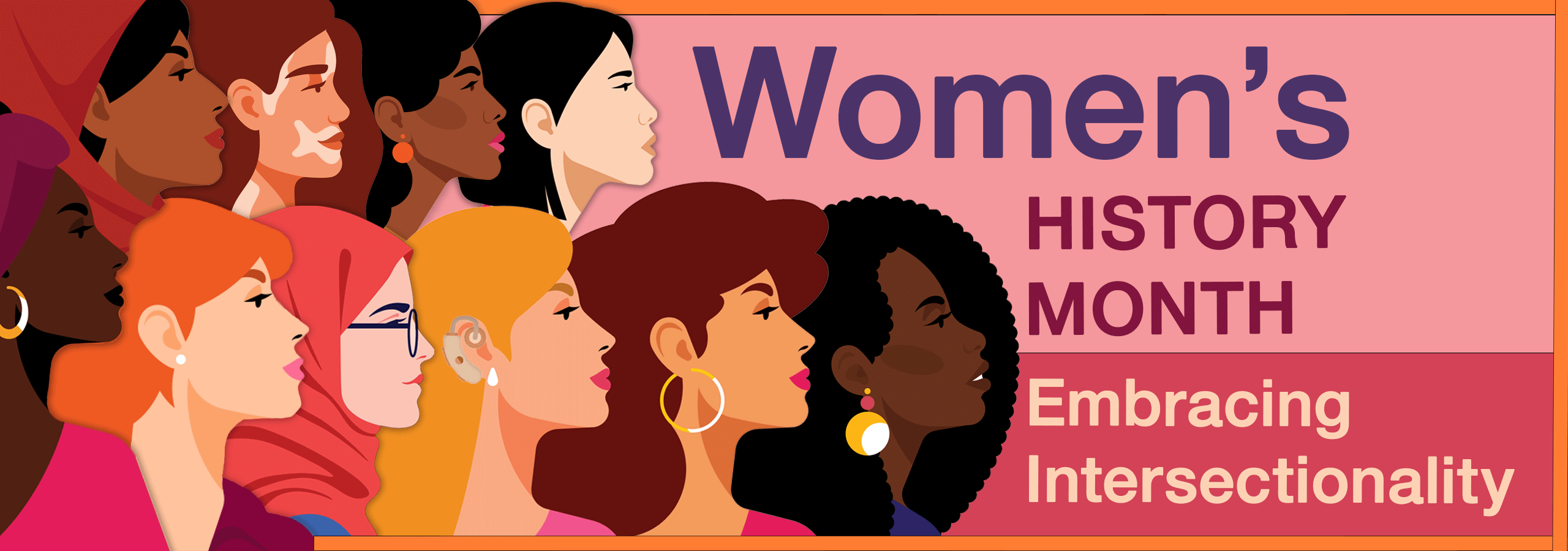 Women's History Month 2023 Campaign Banner.