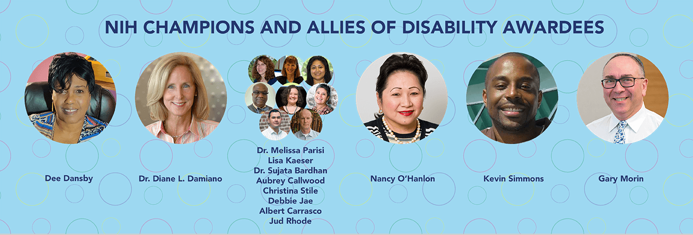 NIH Champions and Allies of Disability Awardees